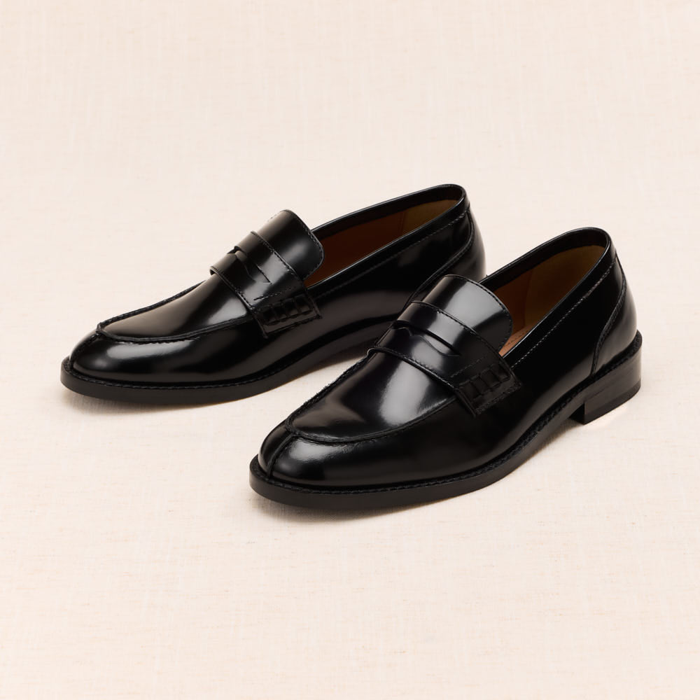 Mocassins Gita - Noir glacé