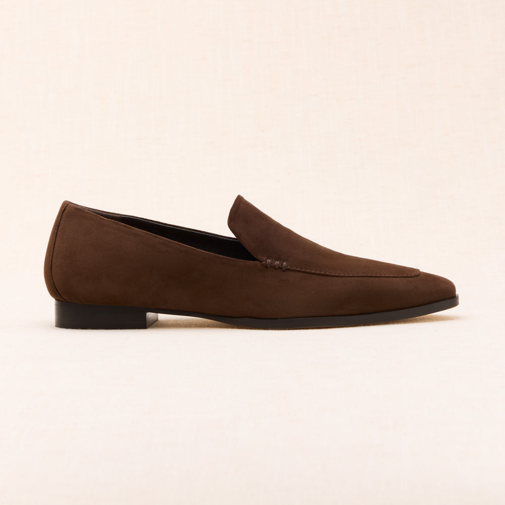 Mocassins Giulia - Marron foncé suede
