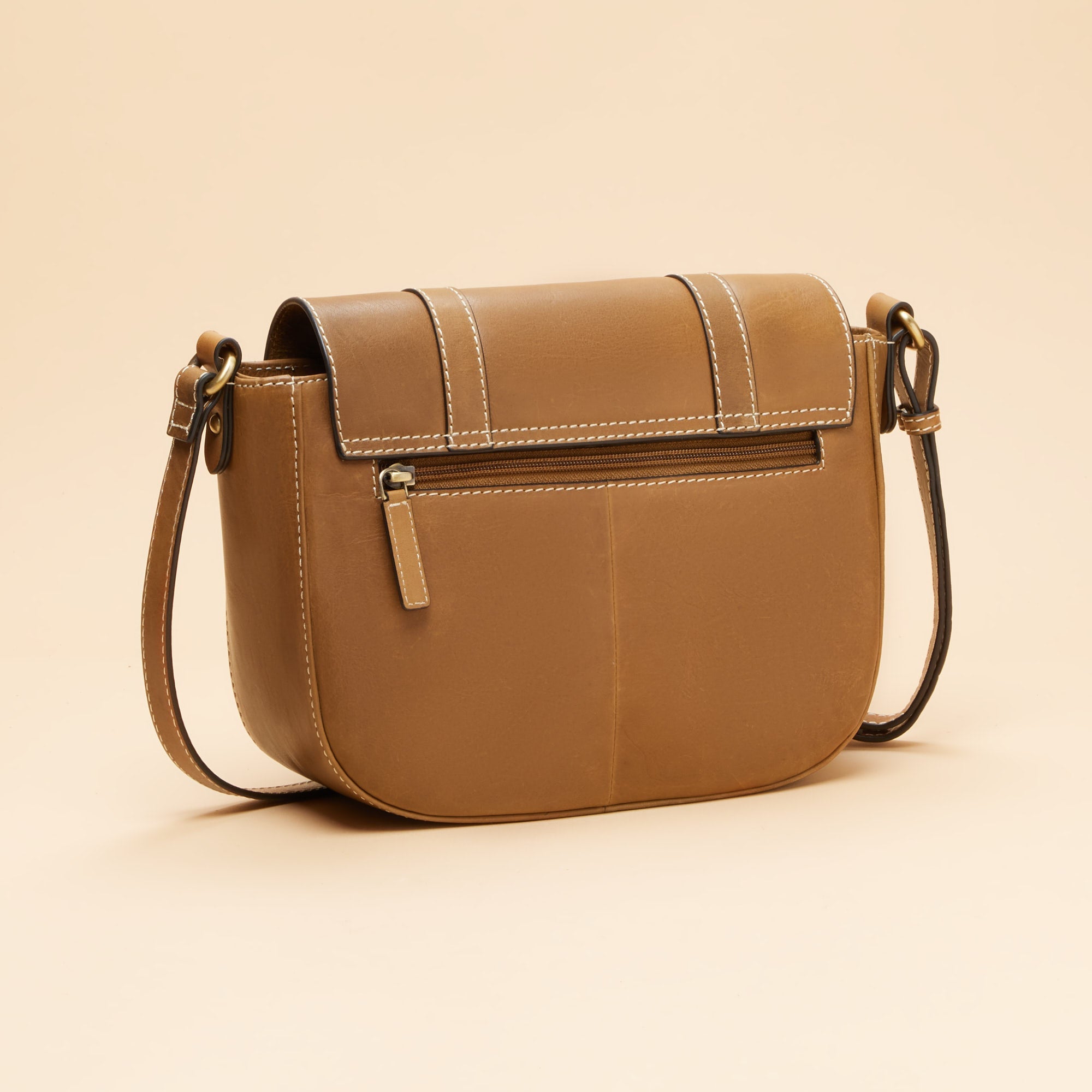 Sac à bandoulière Flore - Camel
