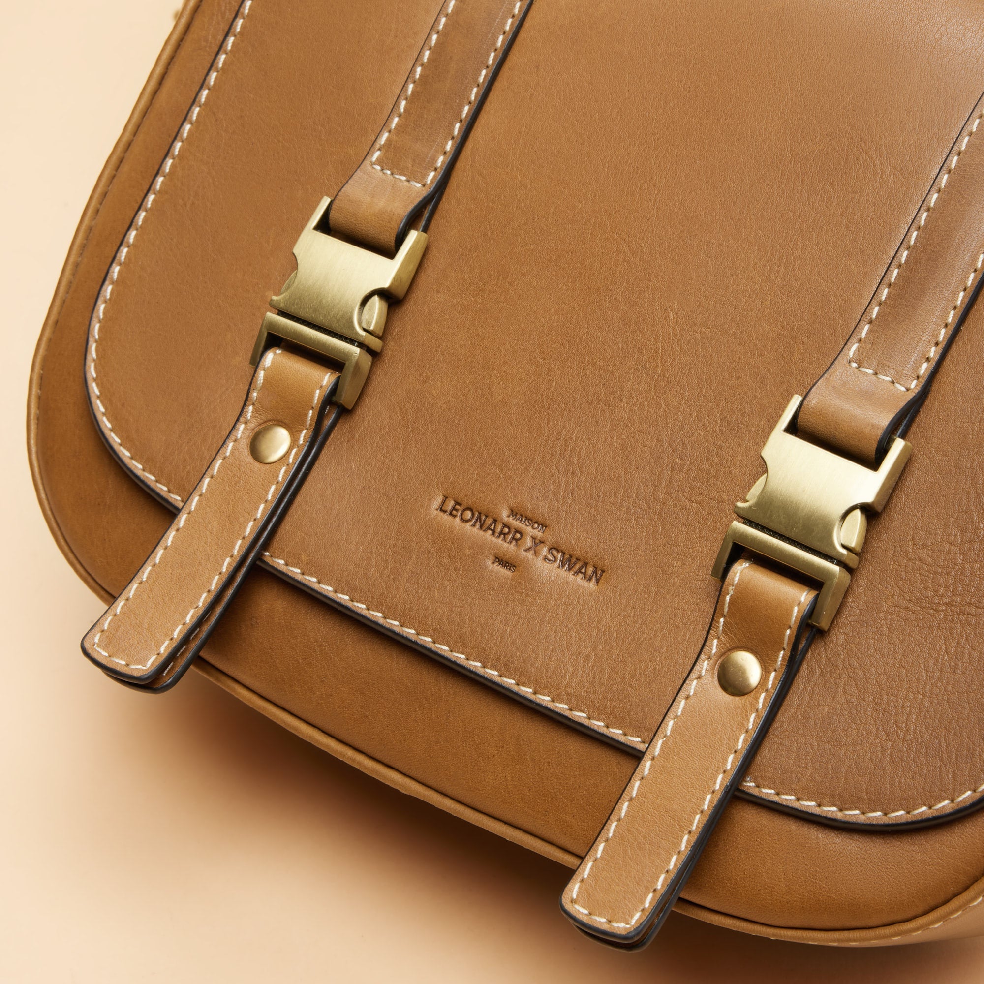 Sac à bandoulière Flore - Camel