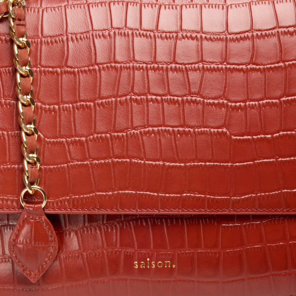 Sac porté épaule Alice - Brique
