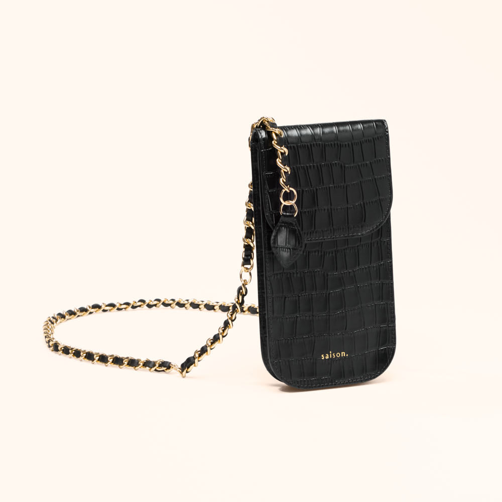 Pochette smartphone Chloé - Noir