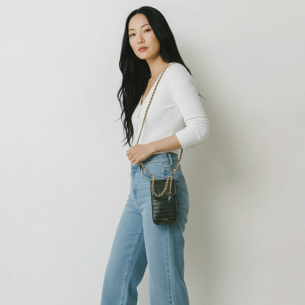 Pochette smartphone Chloé - Forêt