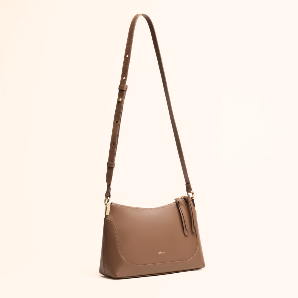 Sac bandoulière Denise - Taupe