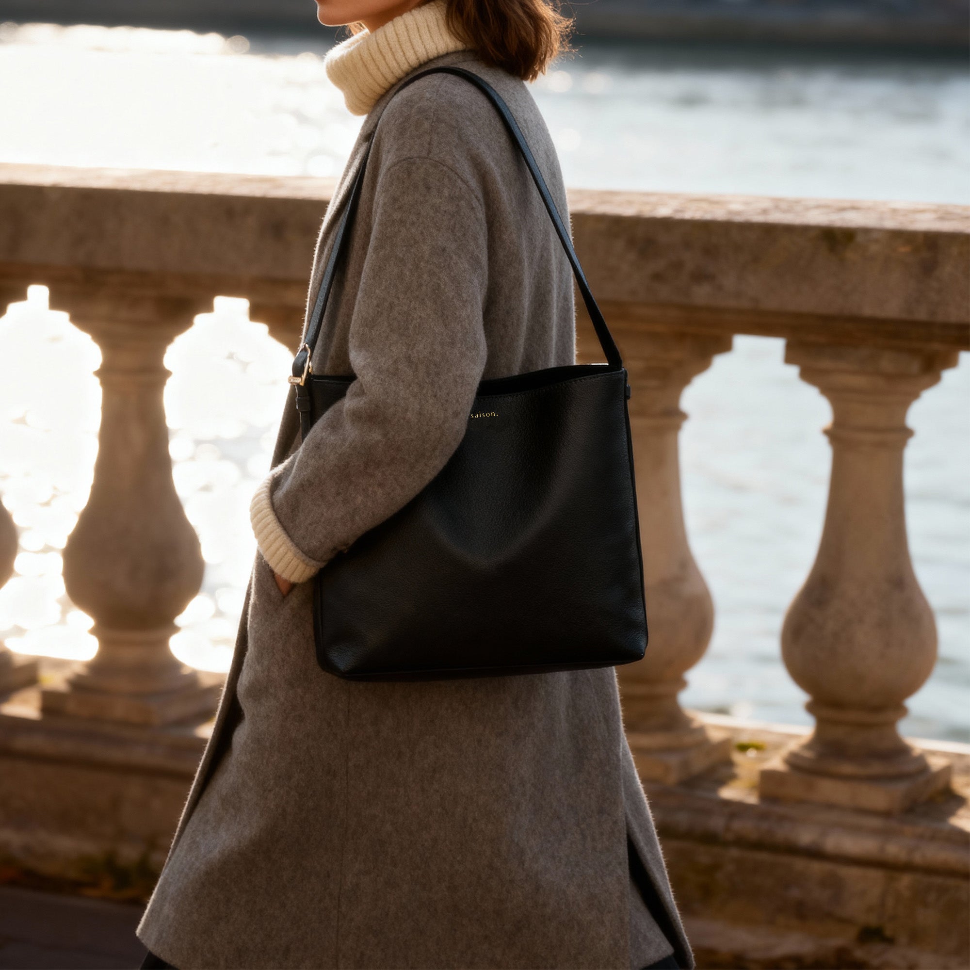Sac seau Diane - Noir