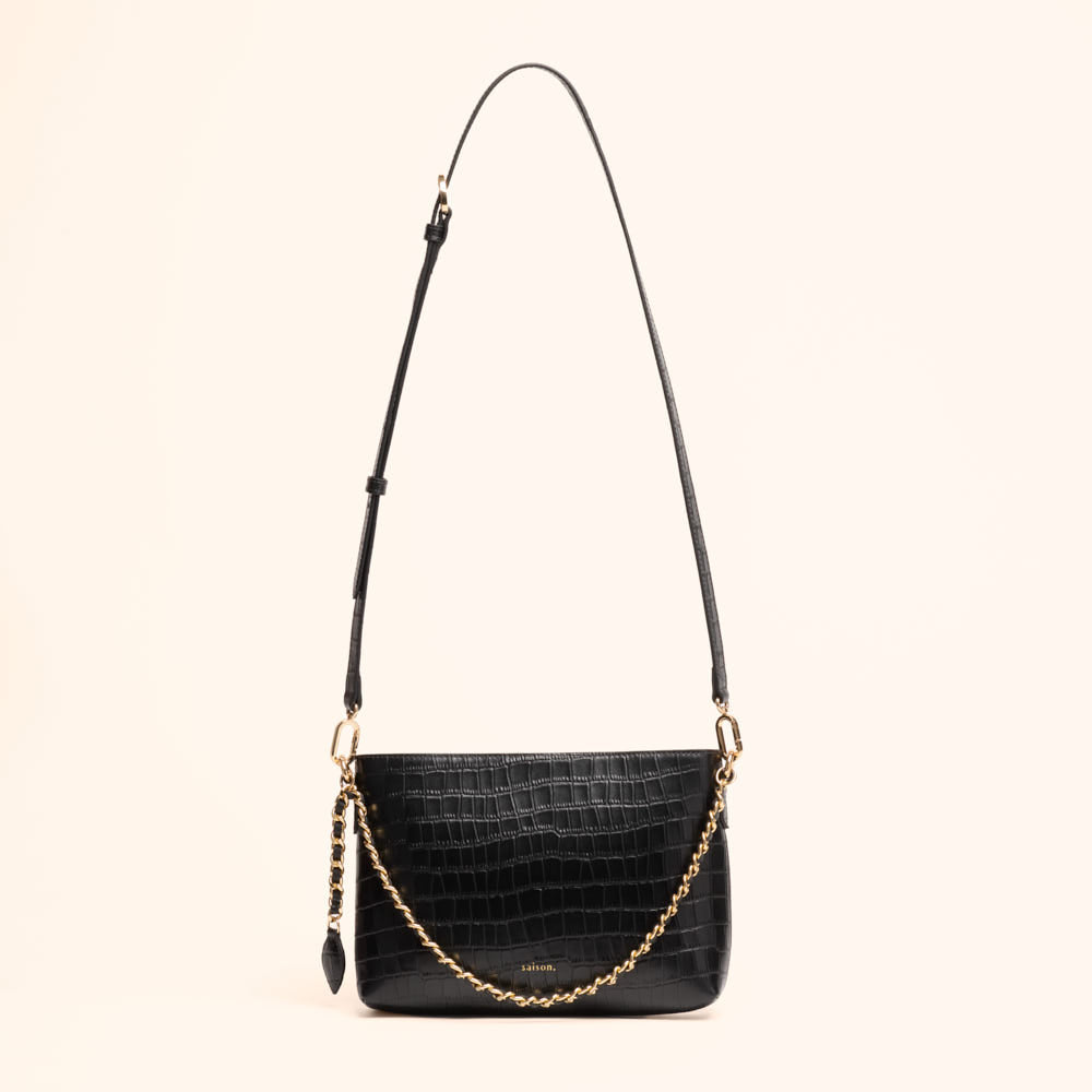 Sac bandoulière Emma - Noir