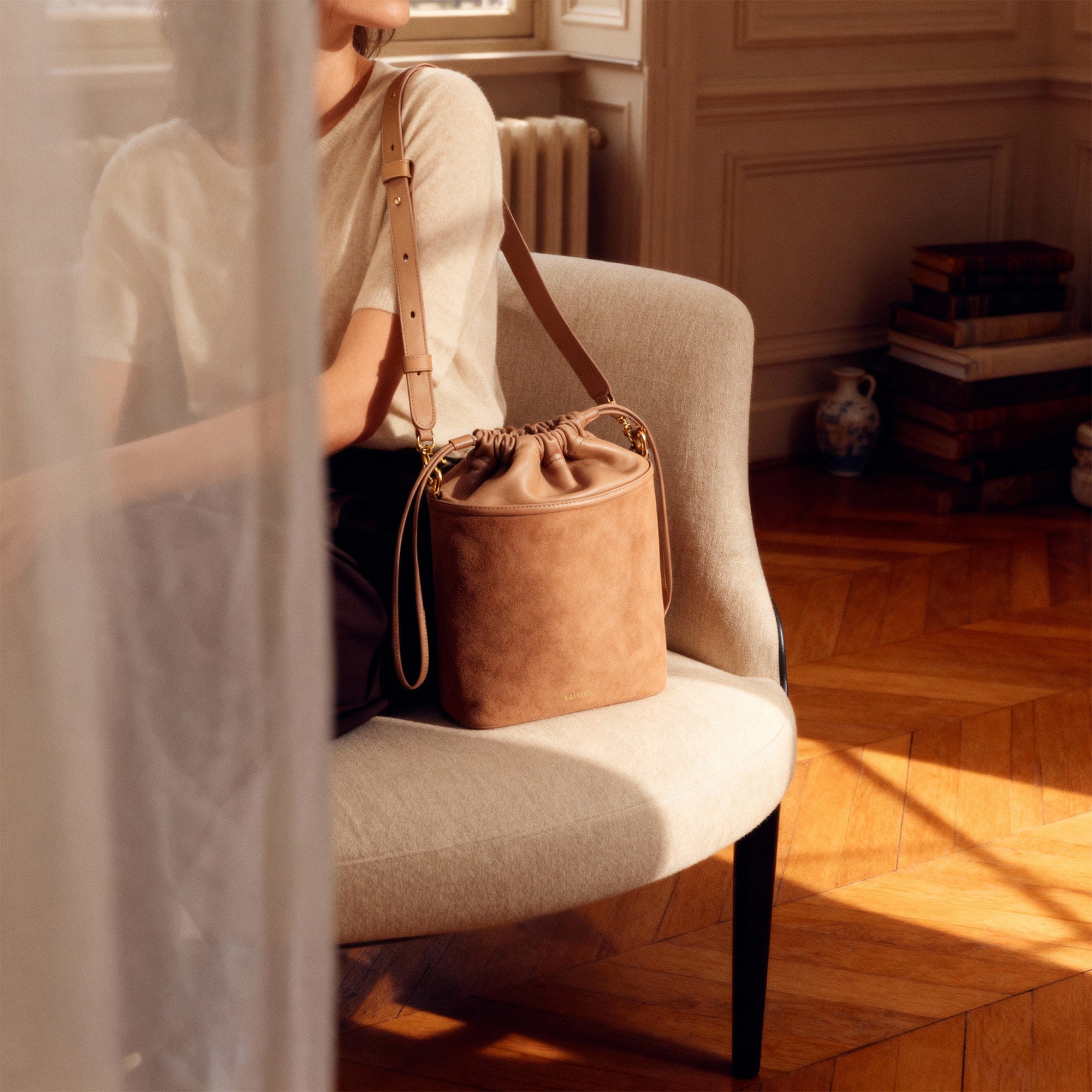 Sac seau Gwen - Noisette