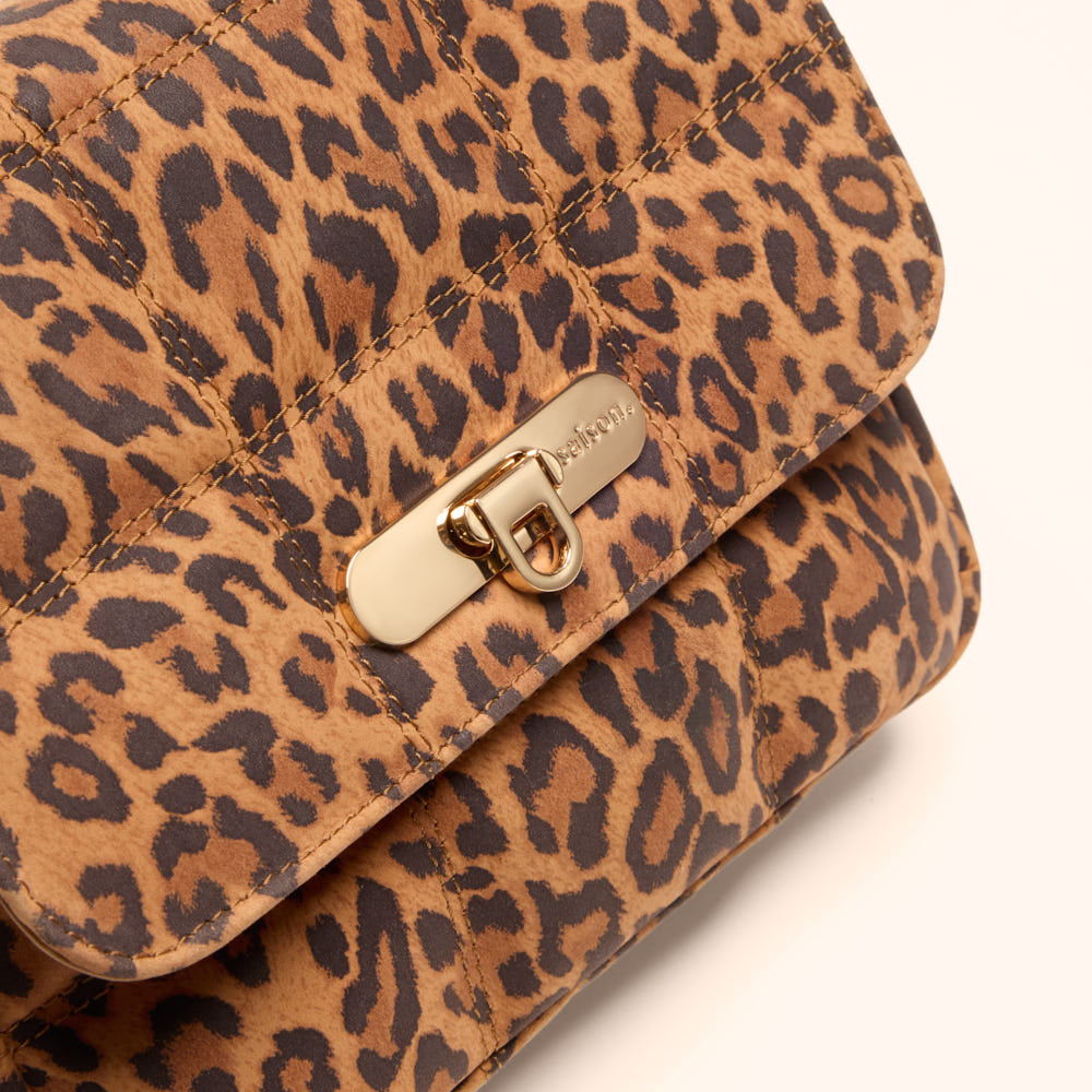 Sac porté épaule Léonie - Léopard