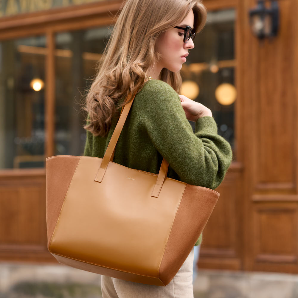 Sac cabas Lison - Noisette