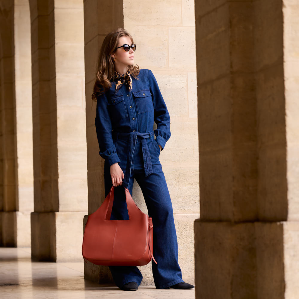 Sac cabas Soazig - Brique