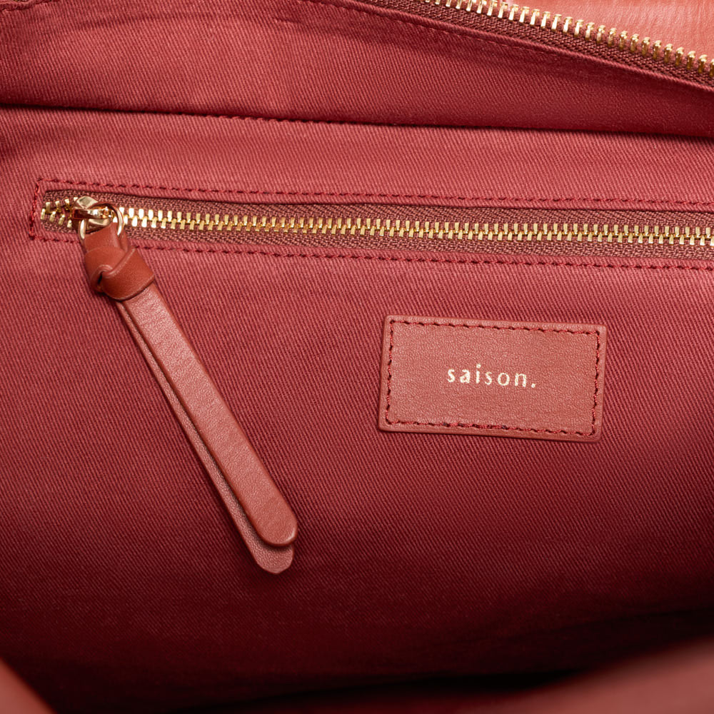 Sac cabas Soazig - Brique