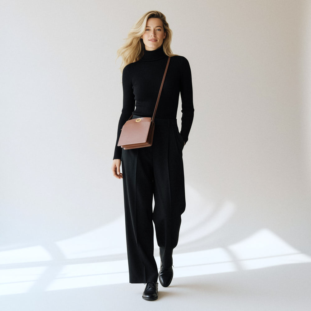 Sac bandoulière Suzon - Brun