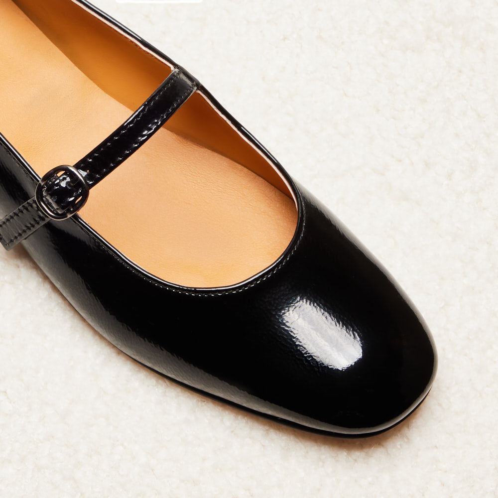 Ballerines Olivia - Noir verni