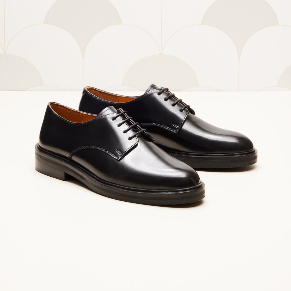 Derbies Laure - Noir glacé