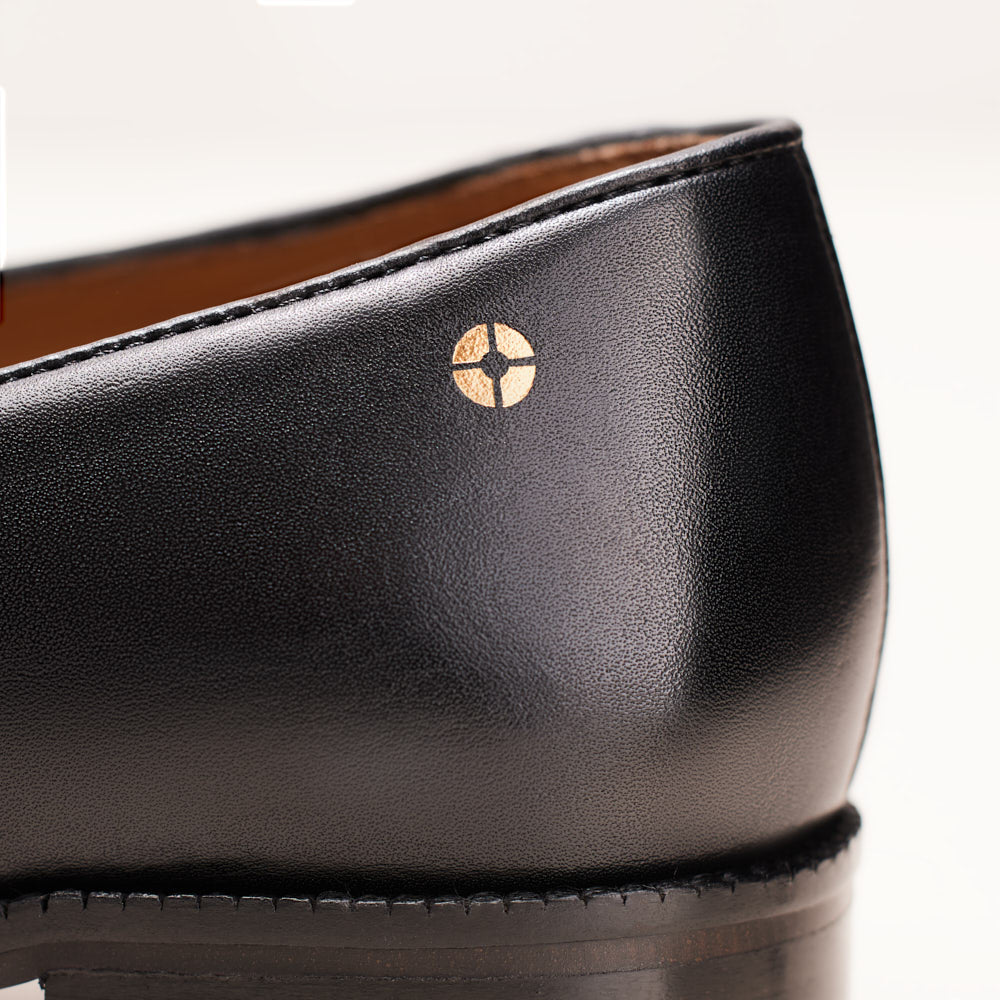 Mocassins Fleur - Noir