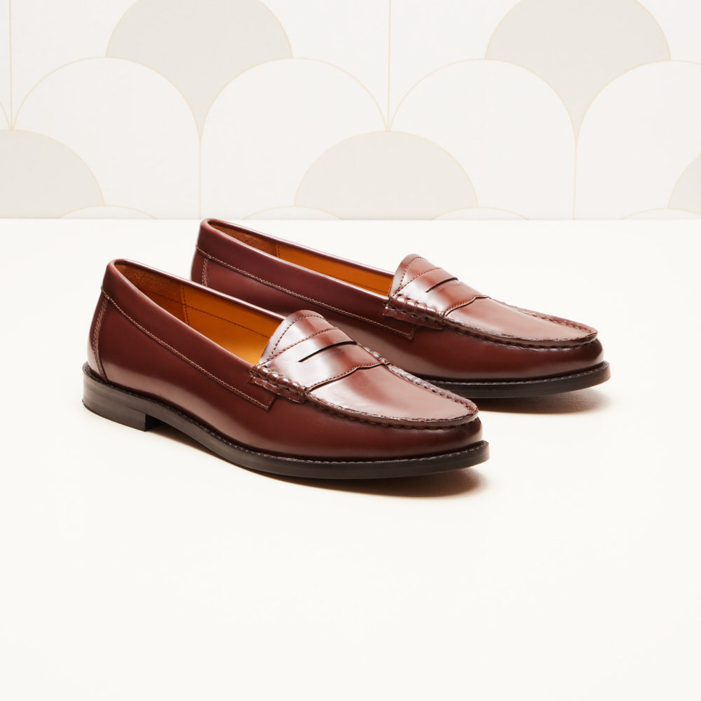 Mocassins Victoire - Marron foncé glacé