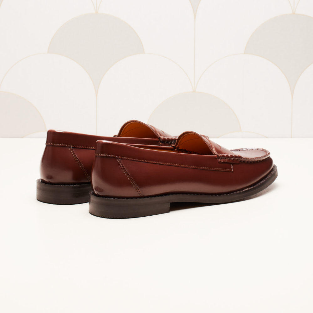Mocassins Victoire - Marron foncé glacé