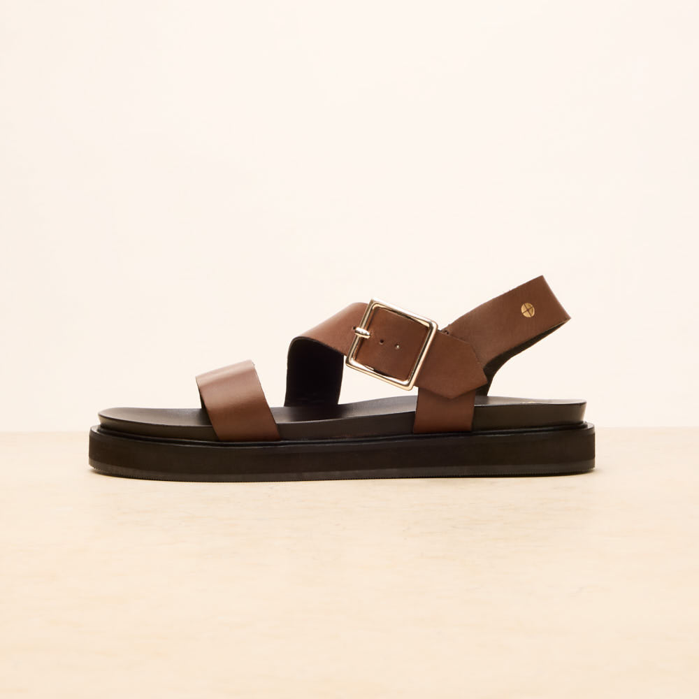 Sandales Gabrielle - Marron