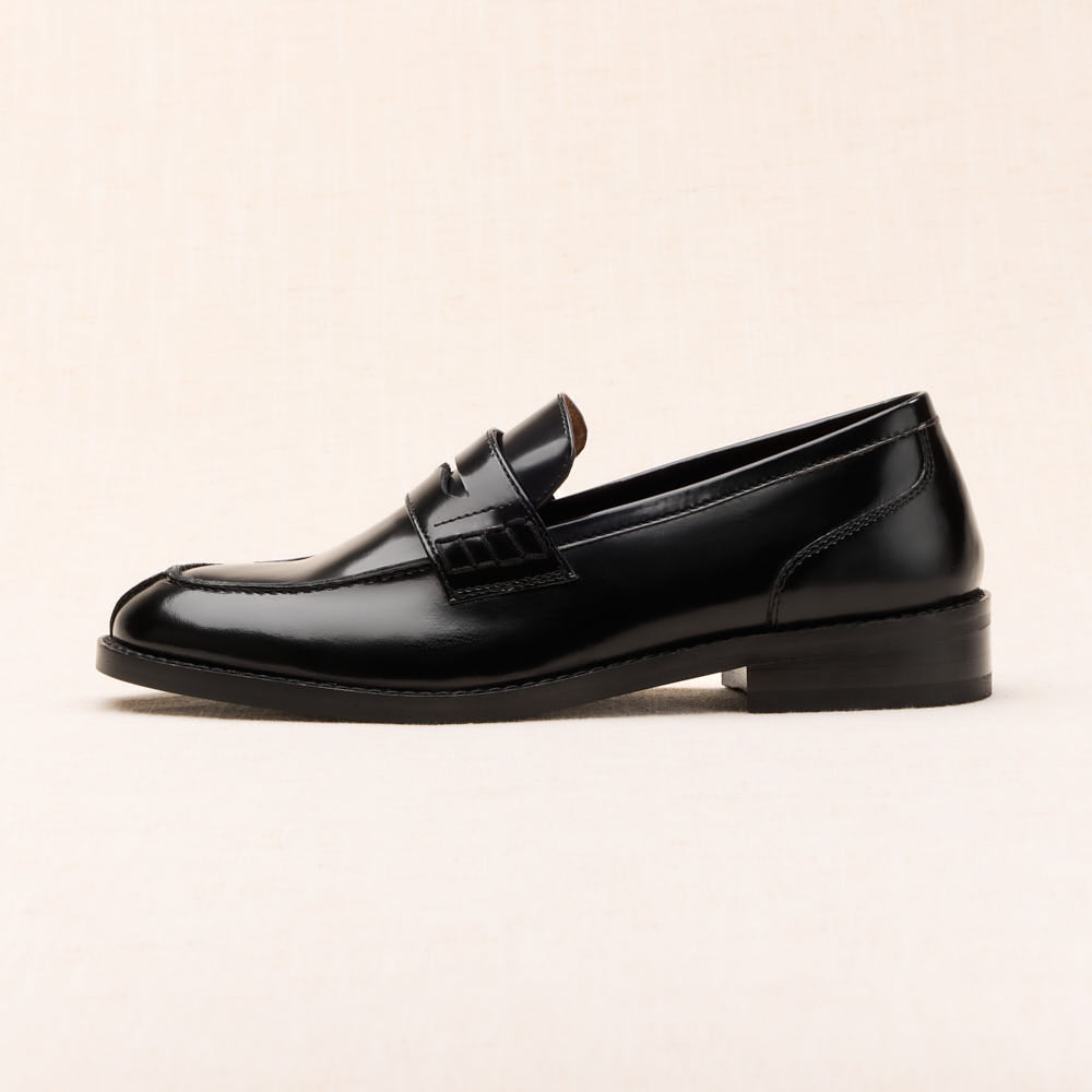 Mocassins Gita - Noir glacé
