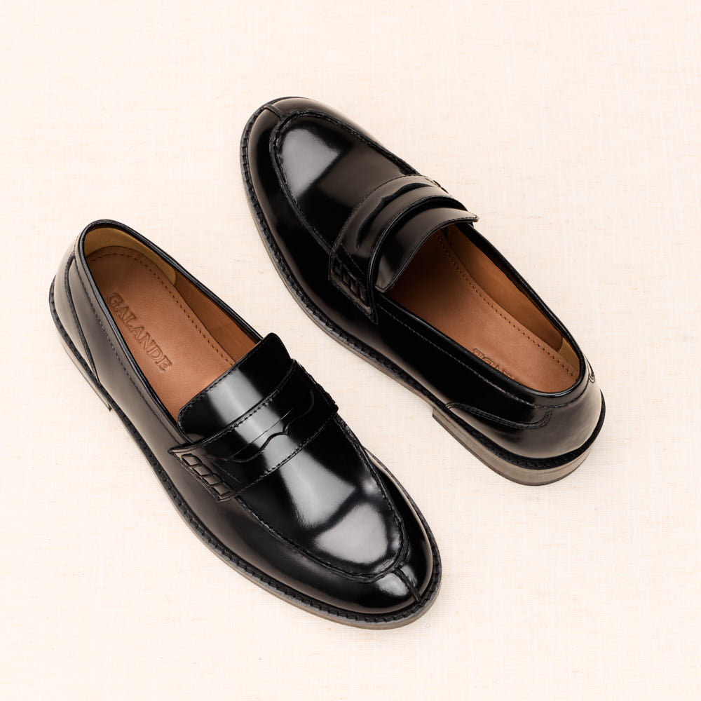 Mocassins Gita - Noir glacé