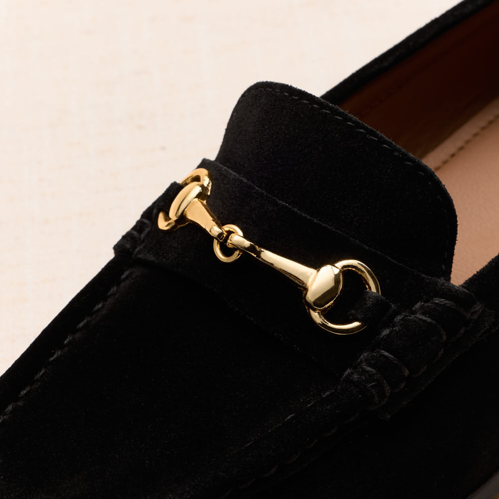 Mocassins Gaïa - Noir suede
