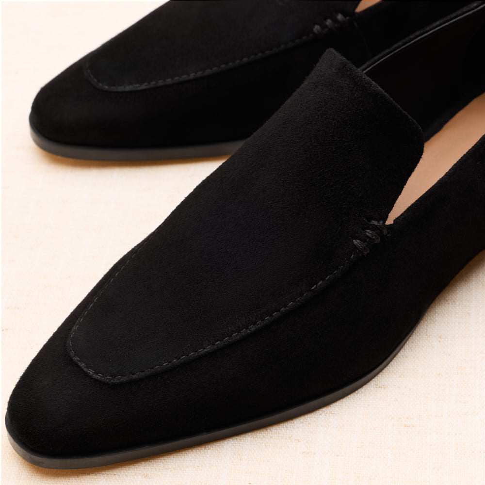 Mocassins Giulia - Noir suede