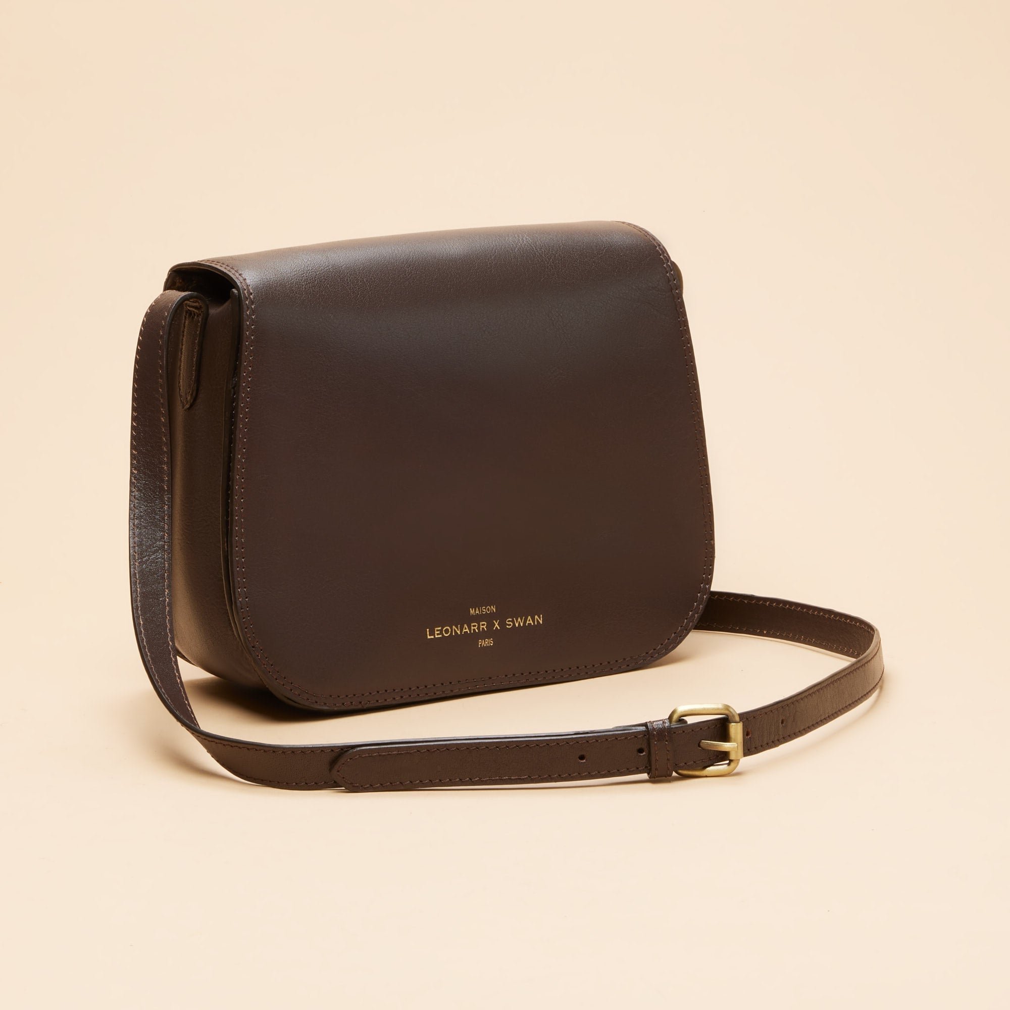 Sac à bandoulière Sarah - Marron