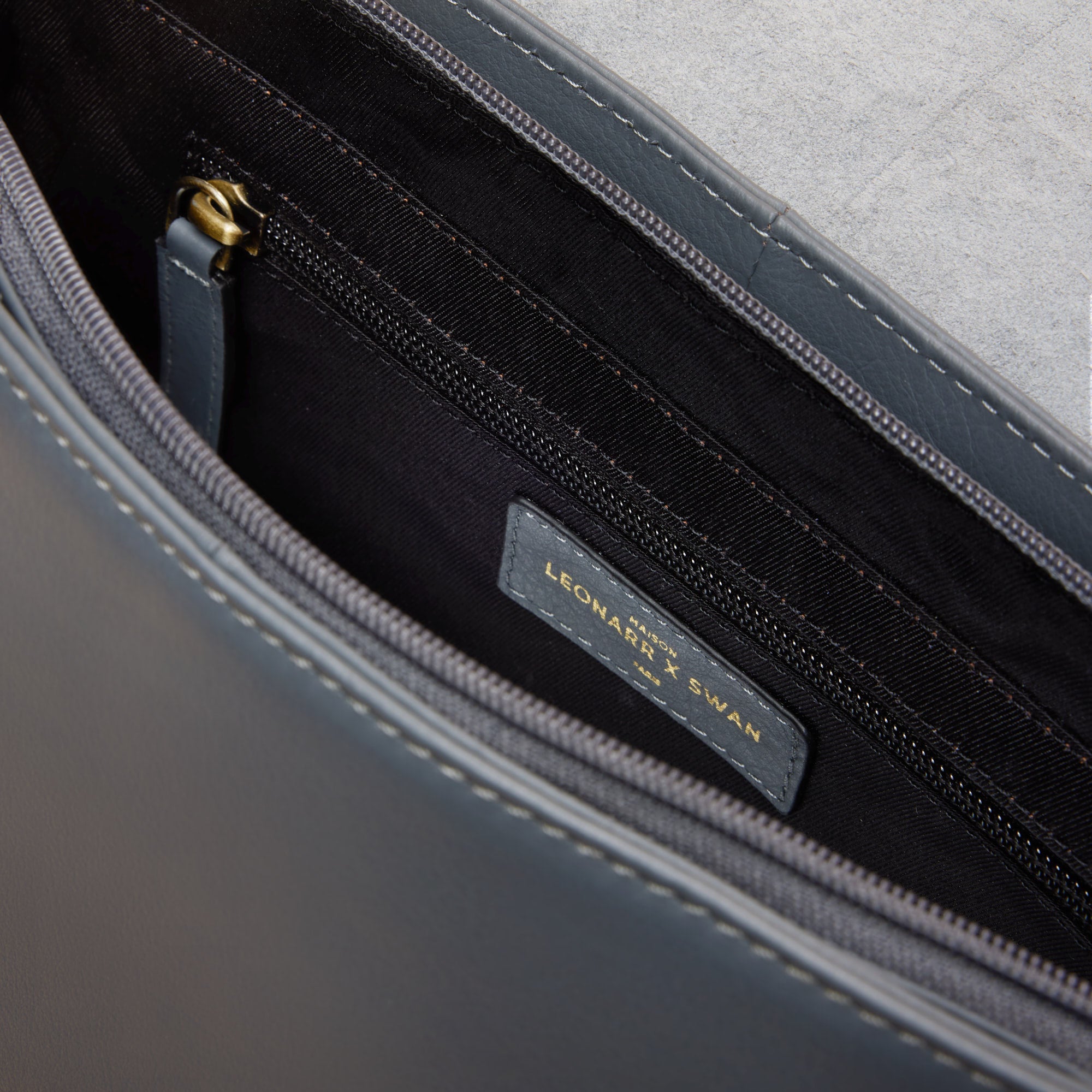 Sac à bandoulière Flore - Gris foncé