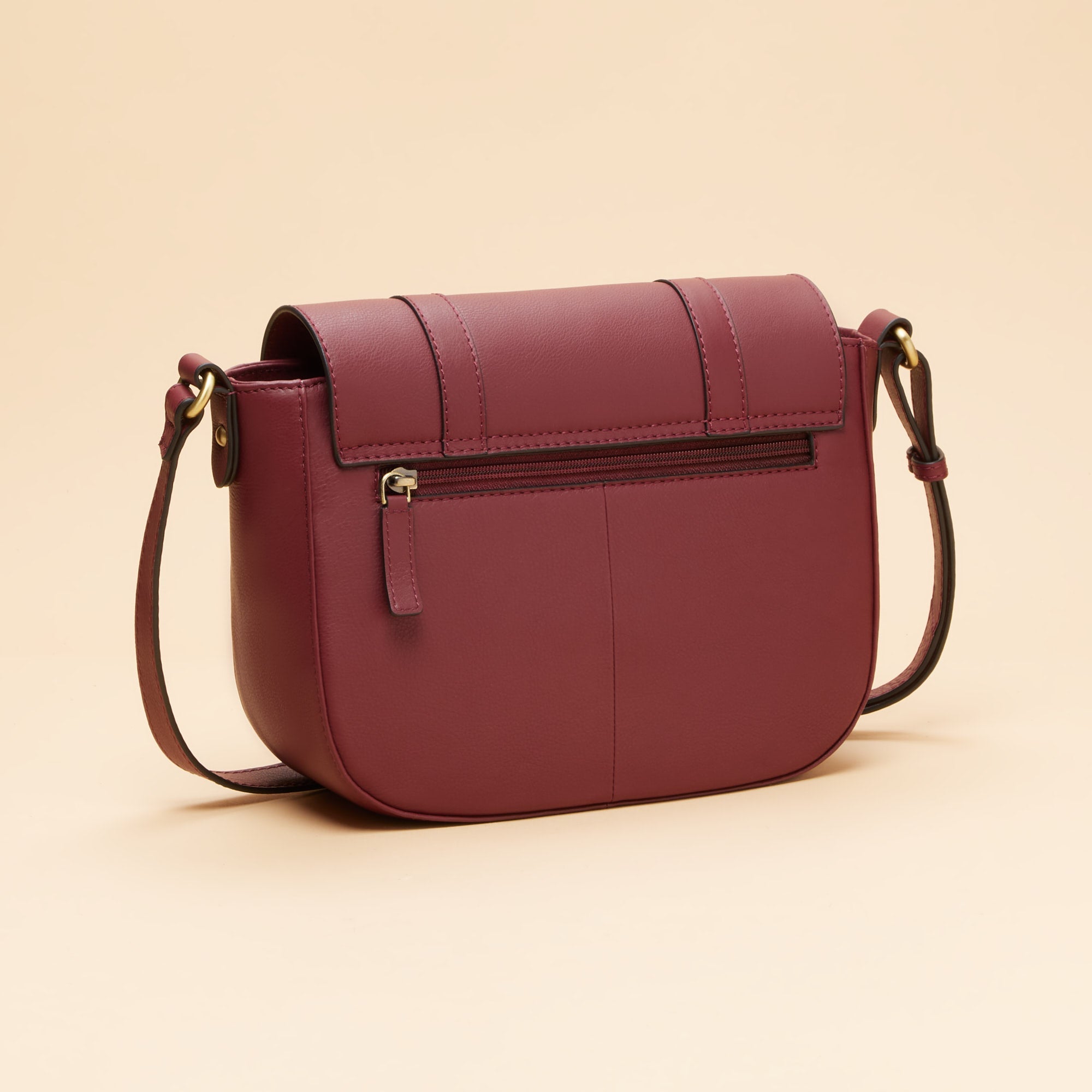 Sac à bandoulière Flore - Bordeaux