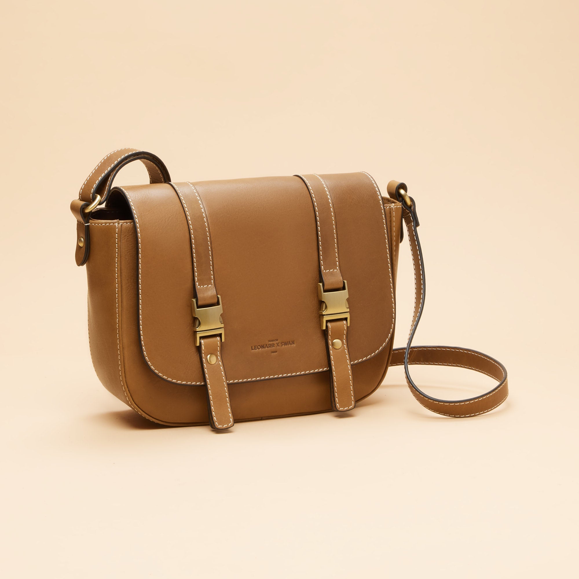 Sac à bandoulière Flore - Camel