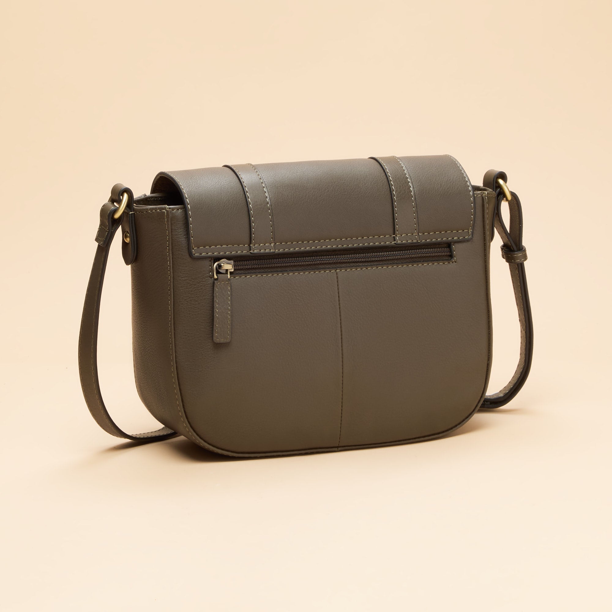 Sac à bandoulière Flore - Vert olive
