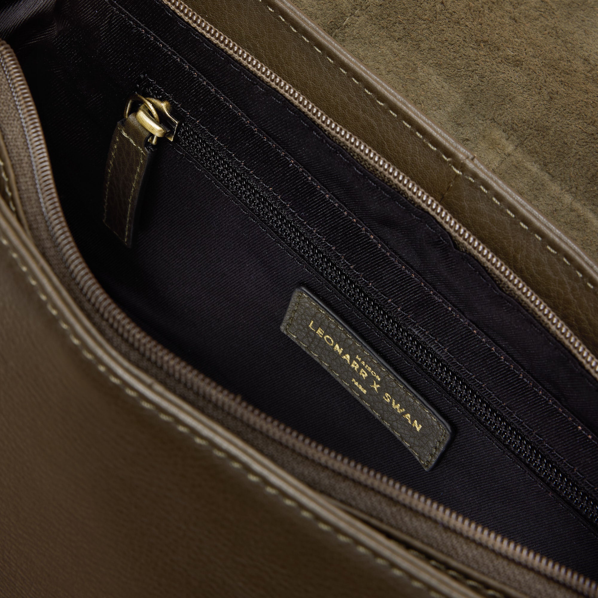Sac à bandoulière Flore - Vert olive
