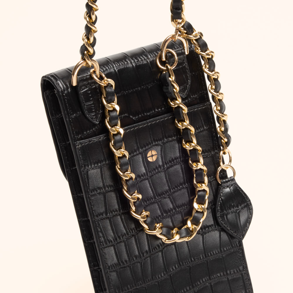 Pochette smartphone Chloé - Noir