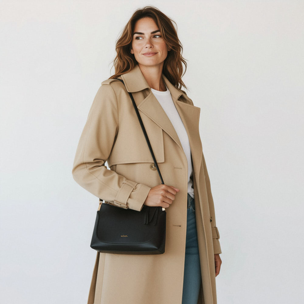 Sac bandoulière Denise - Noir