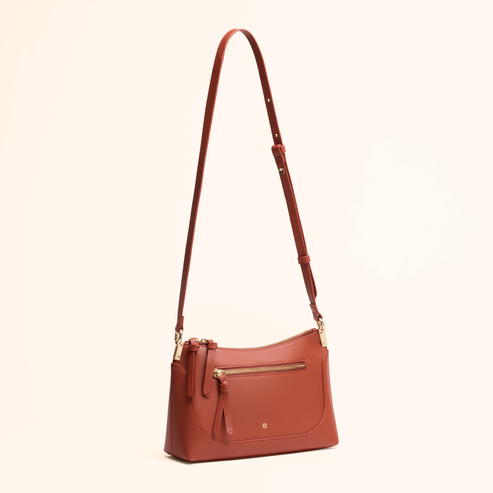 Sac bandoulière Denise - Brique
