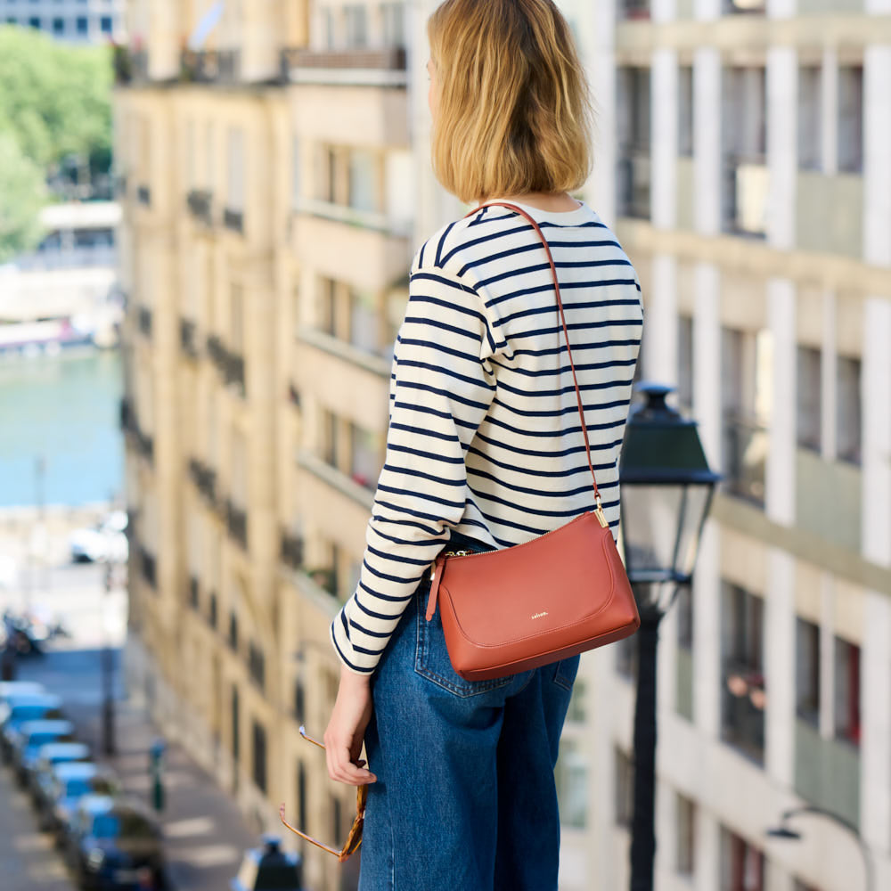 Sac bandoulière Denise - Brique