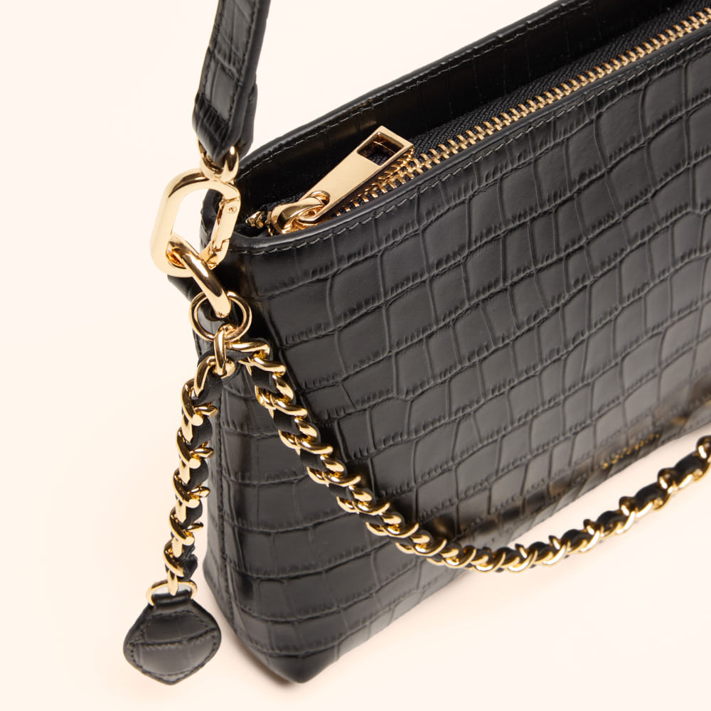 Sac bandoulière Emma - Noir