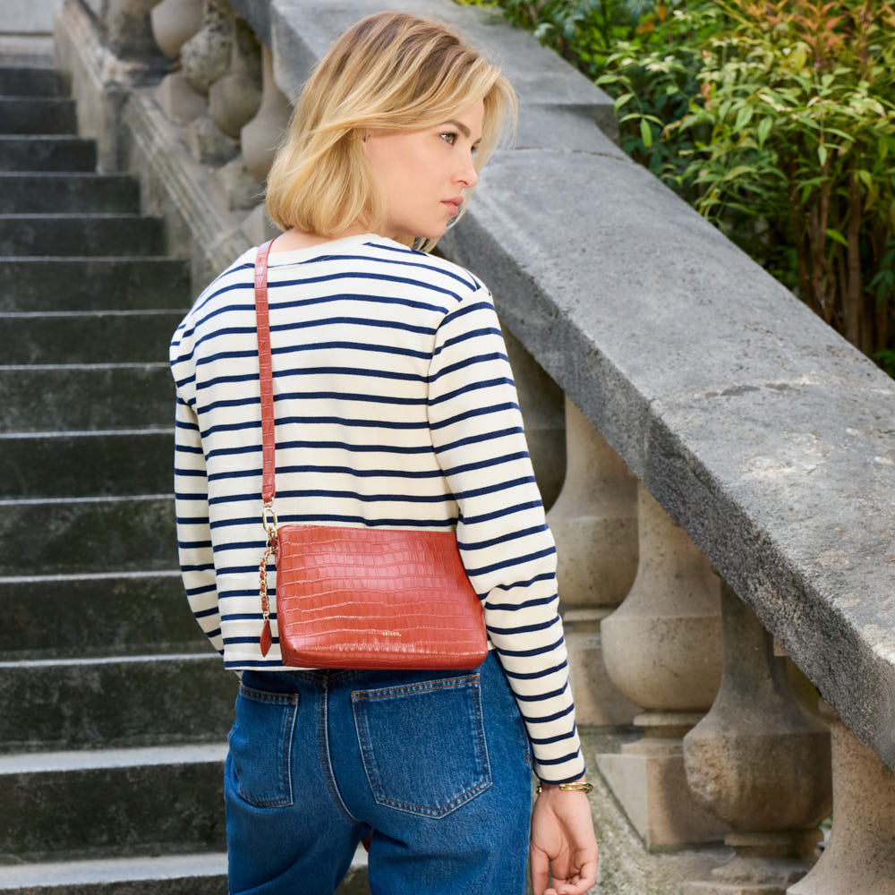 Sac bandoulière Emma - Brique