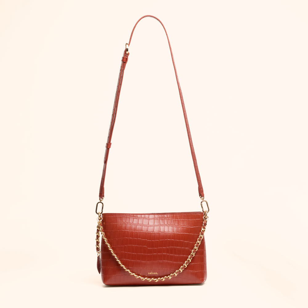 Sac bandoulière Emma - Brique