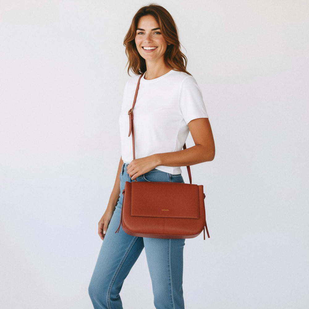 Sac porté épaule Ilona - Brique