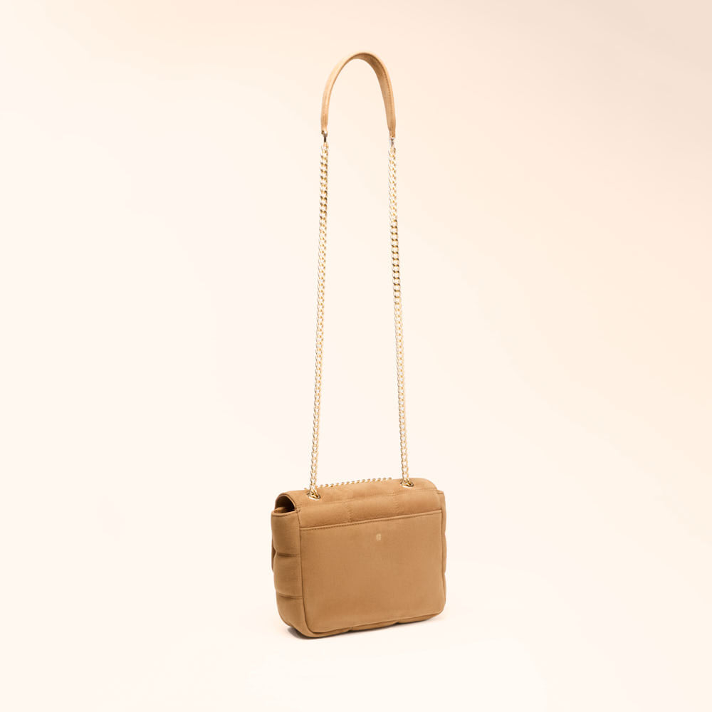 Sac porté épaule Léonie - Camel