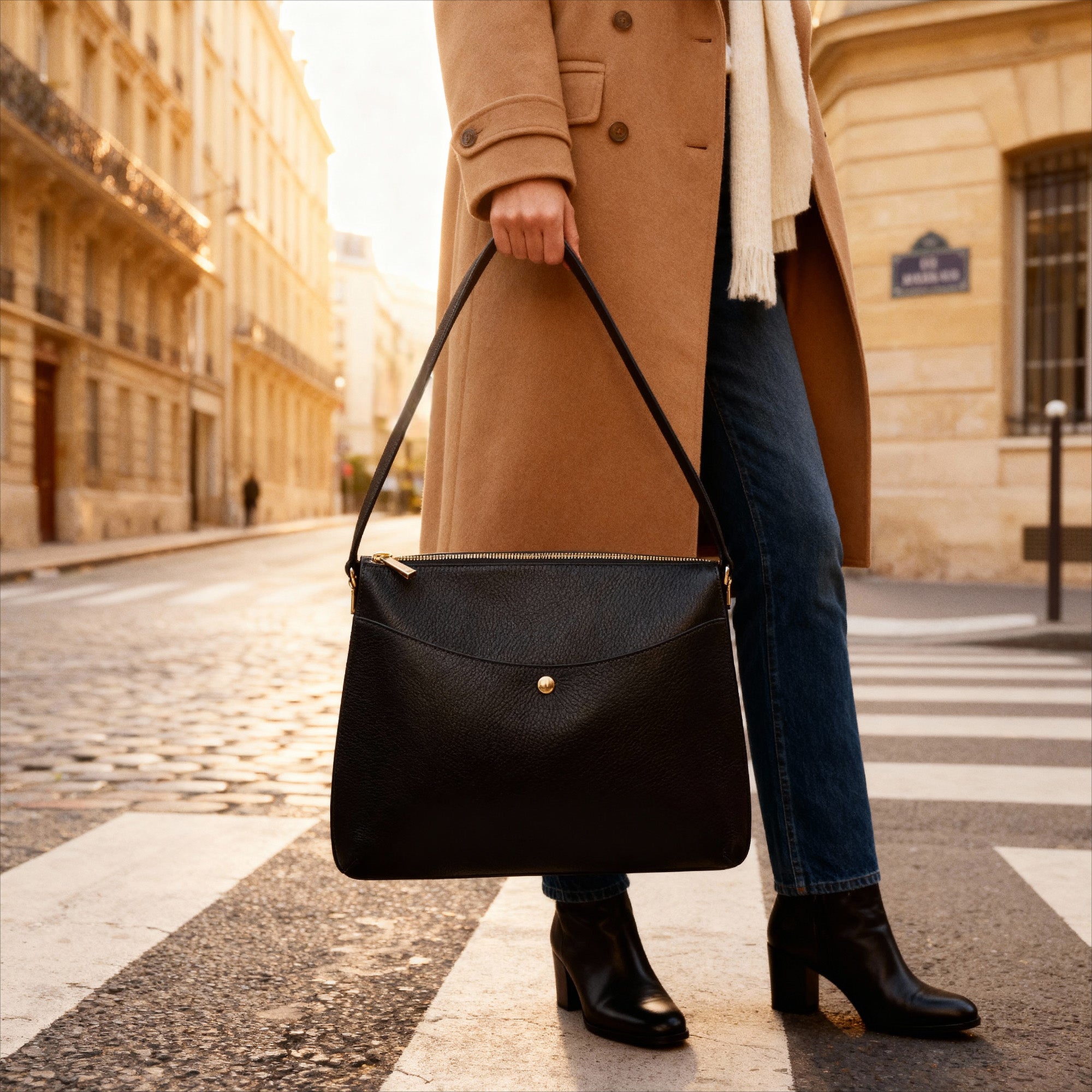 Sac porté épaule Maud - Noir