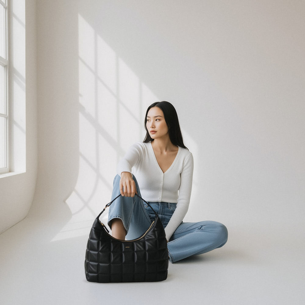 Sac porté épaule Zazie - Noir