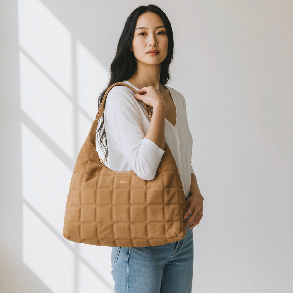 Sac porté épaule Zazie - Camel