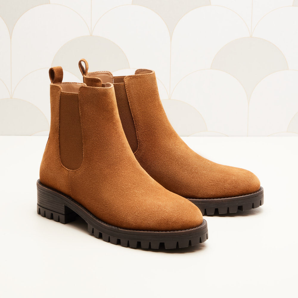 Chelsea Maia - Camel suede