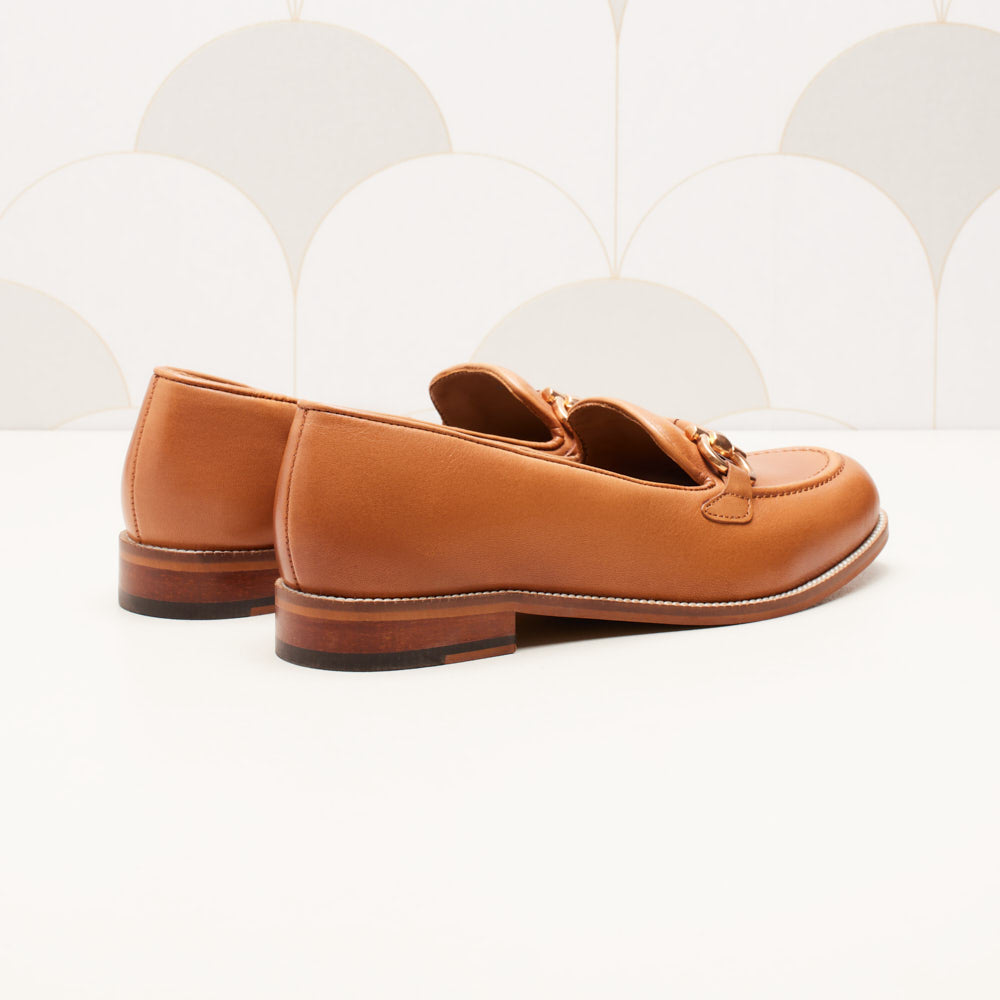 Mocassins Fleur - Camel