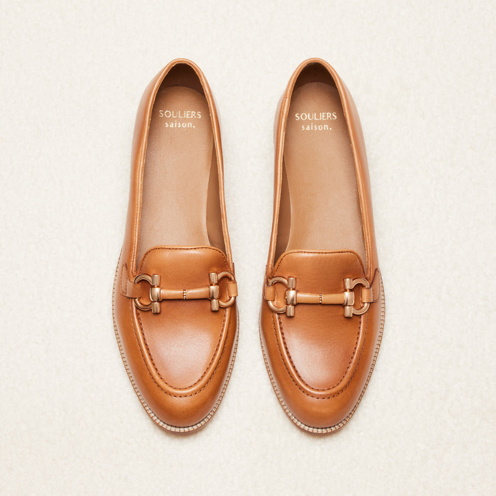 Mocassins Fleur - Camel