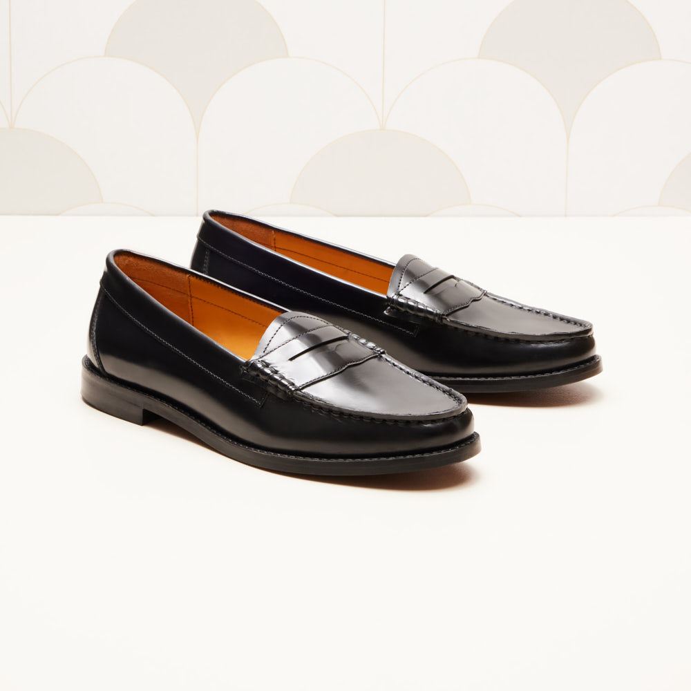 Mocassins Victoire - Noir glacé