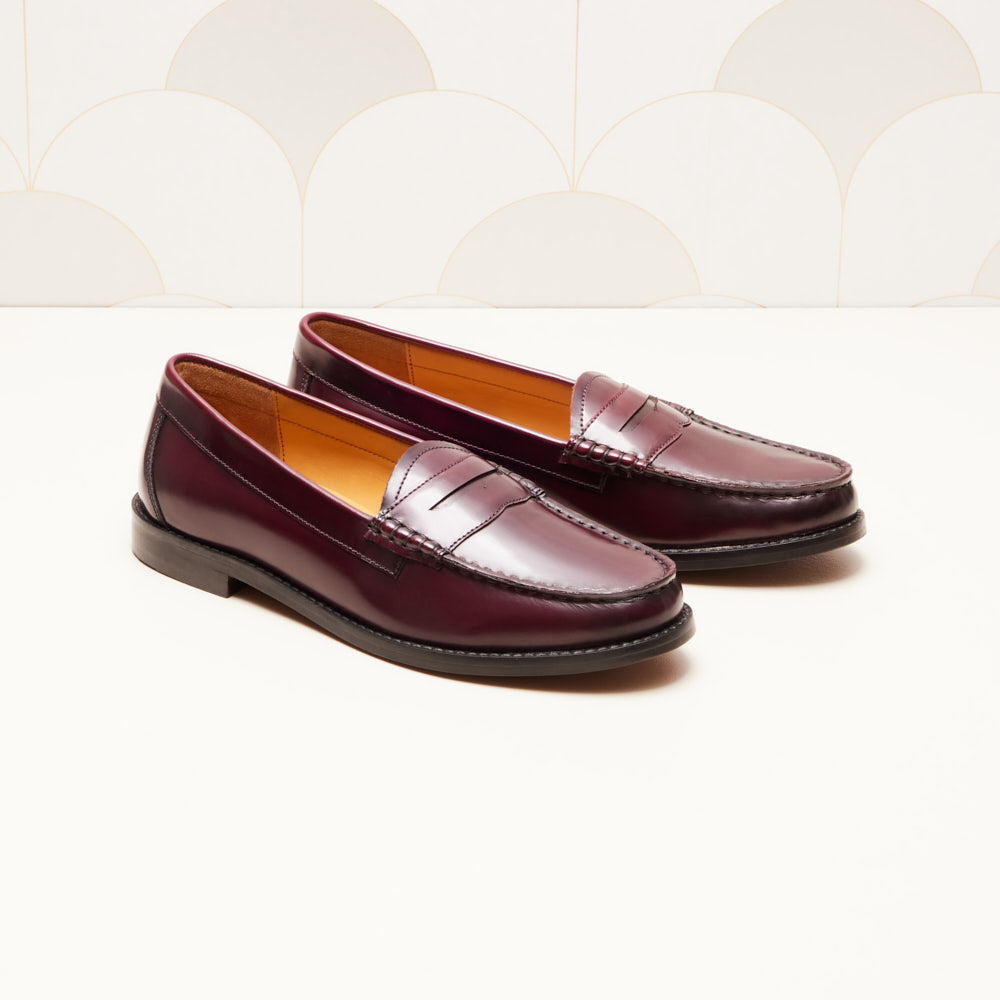 Mocassins Victoire - Bordeaux glacé