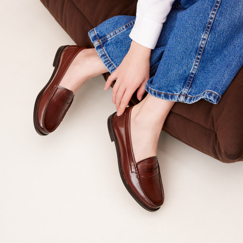 Mocassins Victoire - Marron foncé glacé